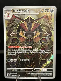 Pokemon Kingambit TCG Card 220/198 Scarlet & Violet NM/Mint Condition - Image 1