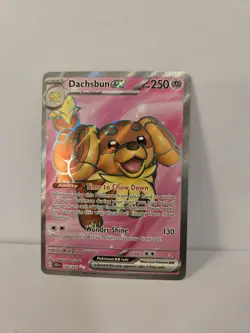 Dachsbun Ex 160/142 Stellar Crown Pokemon Card - Image 1