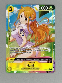 Nami ST29-008 Parallel Starter Deck Promo One Piece Card English NM - Image 3