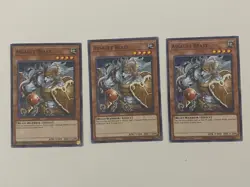 Yugioh - Assault Beast x 3 - 1st Edition NM - Plus Free Holo Card - Image 1