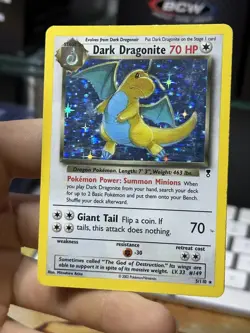 Dark Dragonite 5/110 Legendary Collection 2002 Holo Rare WOTC Pokemon Card TCG - Image 3