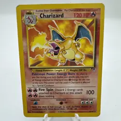 Pokemon Charizard Legendary Collection 3/110 non Holo Rare 120 HP Exclusive Card - Image 1
