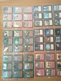 MtG Fallen Empires Full Set with 2 signed cards - Image 1