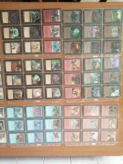 MtG Fallen Empires Full Set with 2 signed cards - Image 5