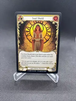 ***Soul Shield RAINBOW FOIL***FAB Flesh And Blood Monarch (Unlimited) Card # 063 - Image 1