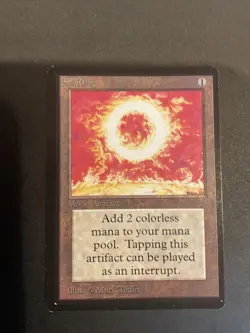 MTG Sol Ring Beta magic the gathering actual pics NM - Image 1
