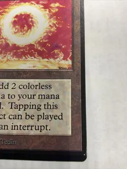 MTG Sol Ring Beta magic the gathering actual pics NM - Image 4