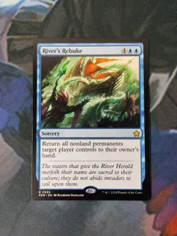 River's Rebuke | 7% Off 2+ | Foundations | NM | MTG - Image 1