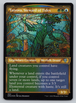 Tatyova, Steward of Tides Textured Foil - Dominaria United - MTG - Image 1