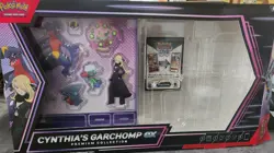 Pokemon TCG: Cynthias Garchomp EX Collection Box Acrylic Figures Set - Image 1