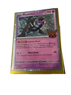 Pokemon TCG Halloween Trick Or Trade 2024 Munkidori #95/167 Cosmos Rare Sealed - Image 1