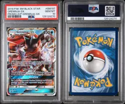 2019 POKEMON SM BLACK STAR PROMO #SM197 GRENINJA GX PSA 10 - Image 3