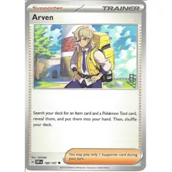 4x Arven 186/197 Scarlet & Violet Trainer Playset Pokemon TCG - Image 1