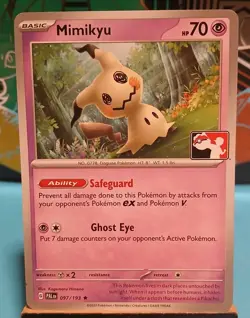Mimikyu 097 Prize Pack Series Pokemon Play! Mint Condition - Image 1