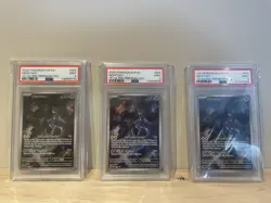 2023 POKEMON BLACK STAR PROMOS SVP EN #052 MEWTWO 151 ULTRA-PREMIUM PSA 9 x3 - Image 1