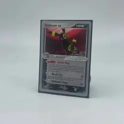 Pokemon Umbreon ex EX Unseen Forces 112/115 Ultra Rare Holo Signed Jim Ballard - Image 1