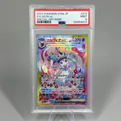Pokemon Sylveon ex Terastal Festival Japanese Special Art Rare #212 PSA 9 - Image 1