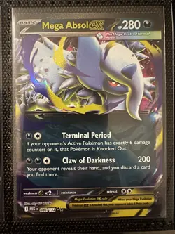 Pokemon TCG Mega Absol EX 086/132 Holo Ultra Rare Near Mint Condition - Image 1