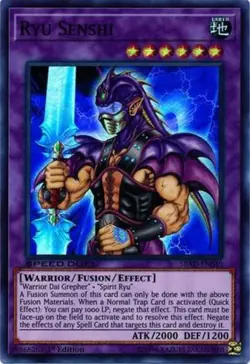 Yugioh! LP Ryu Senshi - SBAD-EN040 - Super Rare - 1st Edition Lightly Played, En - Image 1