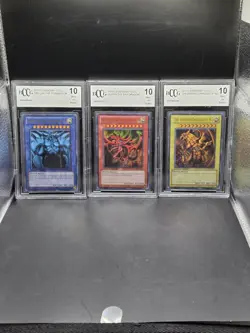 YuGiOh God Set Ra, Obelisk, Slifer Legendary Collection BCCG 10 - Image 3