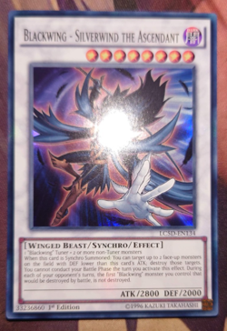 Blackwing - Silverwind the Ascendant LC5D-EN134 Super 1st Ed Yugioh - Image 1