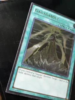 YU-GI-OH GAGAGA BOLT ZTIN-ENV03 ULTIMATE RARE LP/MP - Image 2