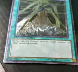 YU-GI-OH GAGAGA BOLT ZTIN-ENV03 ULTIMATE RARE LP/MP - Image 3