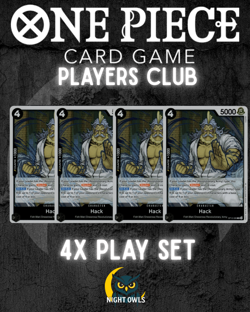 Hack- OP12-089 x4 - Legacy of the Master - One Piece TCG - Playset X4 English - Image 1