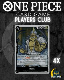Hack- OP12-089 x4 - Legacy of the Master - One Piece TCG - Playset X4 English - Image 2