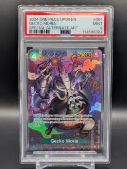 2024 One Piece Two Legends OP08-004 Gecko Moria SP Alt Art PSA 9 English - Image 1