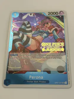 Perona (Judge Pack Vol. 2) OP01-077 One Piece Promotion Cards Foil - Image 1
