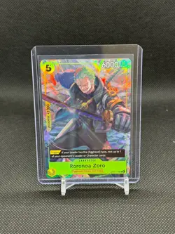 Roronoa Zoro OP07-113 One Piece Illustration Box Promo. English - Image 1