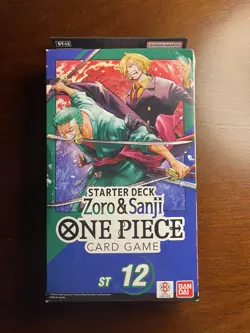 One Piece TCG Zoro & Sanji Starter Deck ST-12 English (SEALED) - Image 1