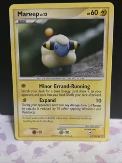 Pokemon Platinum Edition Common Card - Mareep 82/127 - Image 1