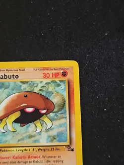 Pokemon TCG Kabuto Fossil 1st Edition Common Card 50/62 Regular LP/NM - Image 3