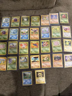 Vintage Lot Of 30 1999 Pokemon Cards In Top Loaders B2 - Image 1