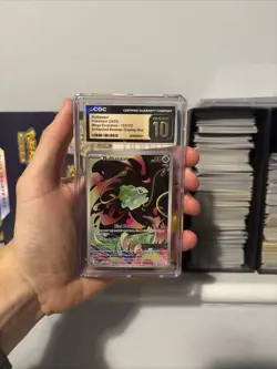 CGC Pristine 10 Bulbasaur Mega Evolution Stamped Promo Pokemon Card - Image 1