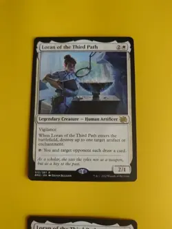 Loran of the Third Path. BRO rare human artificer Magic the Gathering Card. - Image 2