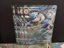 Jumbo Oversized Blastoise EX - 009/165 - Promo - Holo - Pokemon Card - NM x1 - Image 1