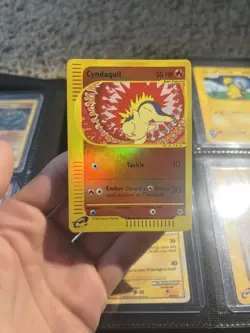 (NM) Cyndaquil 105/165 Expedition Reverse Holo Vintage Pokemon Card - Image 1
