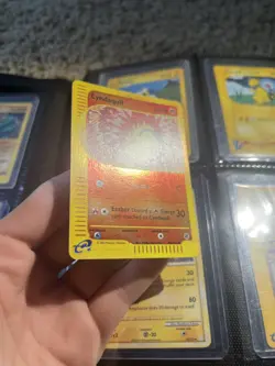 (NM) Cyndaquil 105/165 Expedition Reverse Holo Vintage Pokemon Card - Image 2