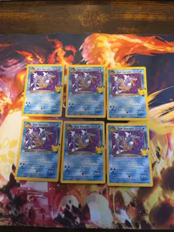 Lot Of 6 Dark Gyarados - 8/82 - Holo Rare Pokemon TCG Card - Celebrations - Image 1