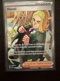 Hassel 205/167 Sv06: Twilight Masquerade Holo Trainer UR NM Pokemon Card 2024 - Image 1