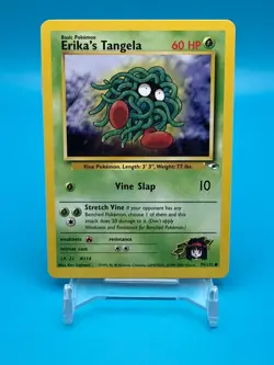 Erika's Tangela Pokemon Card - Gym Challenge Set #79 Vintage Near Mint TCG - Image 1