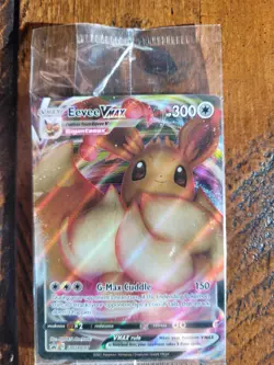 (5) Eevee VMAX Promo SWSH087 - Shining Fates ETB Pokemon Card SEALED NEW & MINT - Image 3