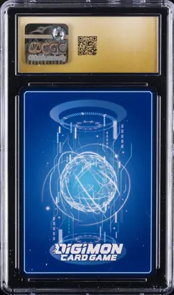 2021 DIGIMON CARD GAME #BT6-018 AGUMON - BOND OF BRAVERY CGC 10 PRISTINE - Image 2