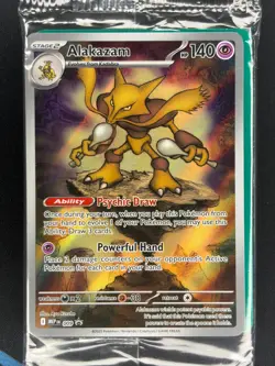 Alakazam Mega Evolutions Promo Card Pokemon TCG Sealed Black Star Promo - Image 1