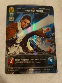 STAR WARS UNLIMITED Gift Box Promo Foil OBI-WAN KENOBI Card NM - Image 1