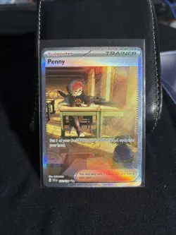 Pokemon TCG Scarlet & Violet Penny Holo Card 252/198 Special Illustration Rare - Image 1