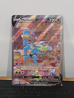 Pokemon TCG Astral Radiance Machamp v Alternate Full Art Card 172/189 - Image 1
